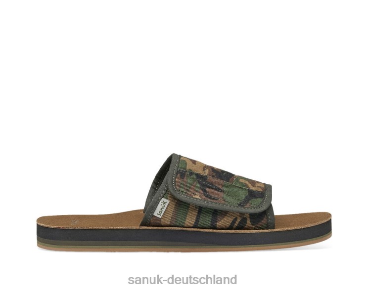 Sanuk Bixby Camo Hanf Waldtarn 8HVBP183 - Sanuk Yoga Sling
