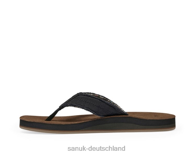 Sanuk Fürchte dich nicht vor St Schwarz 8HVBP203 - Sanuk Yoga Sling