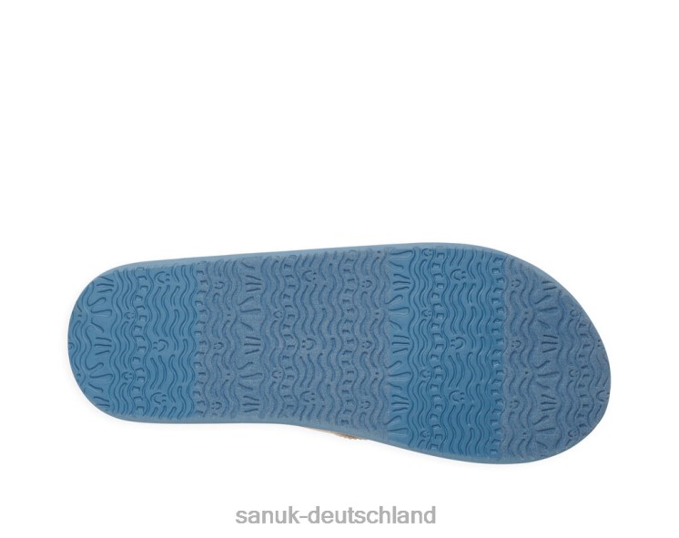 Sanuk Große Schwellmasche plus Streifen bräunen 8HVBP165 - Sanuk Deutschland